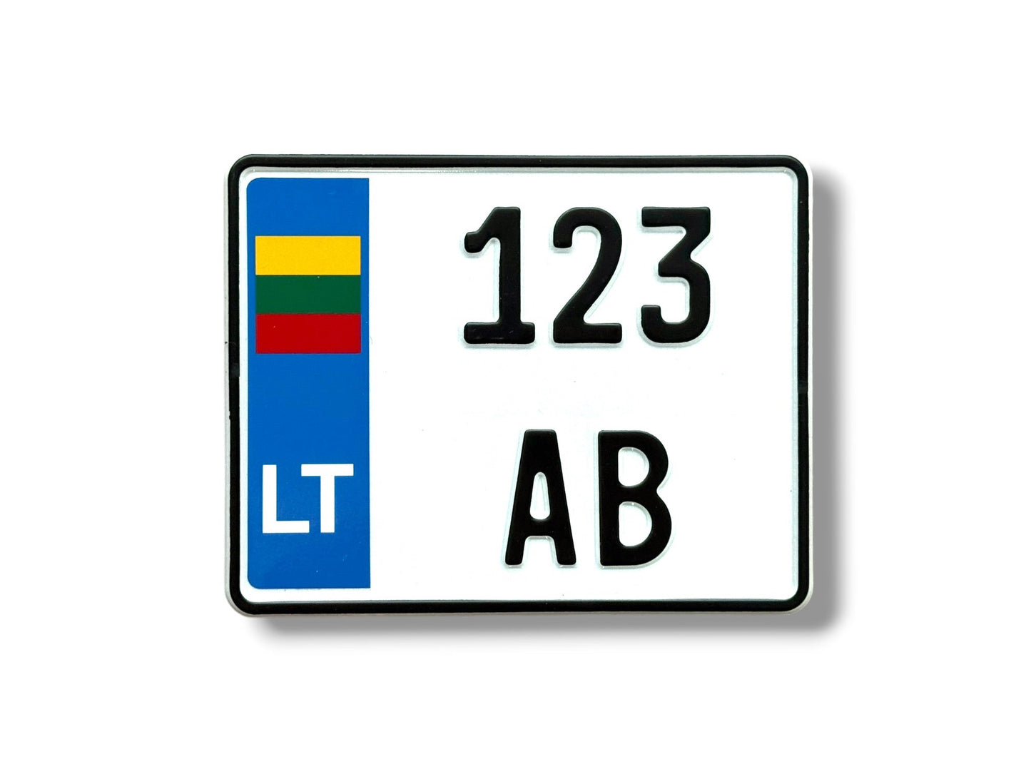 Lietuvos motociklo valstybiniai numeriai "LT vėliava Moto"