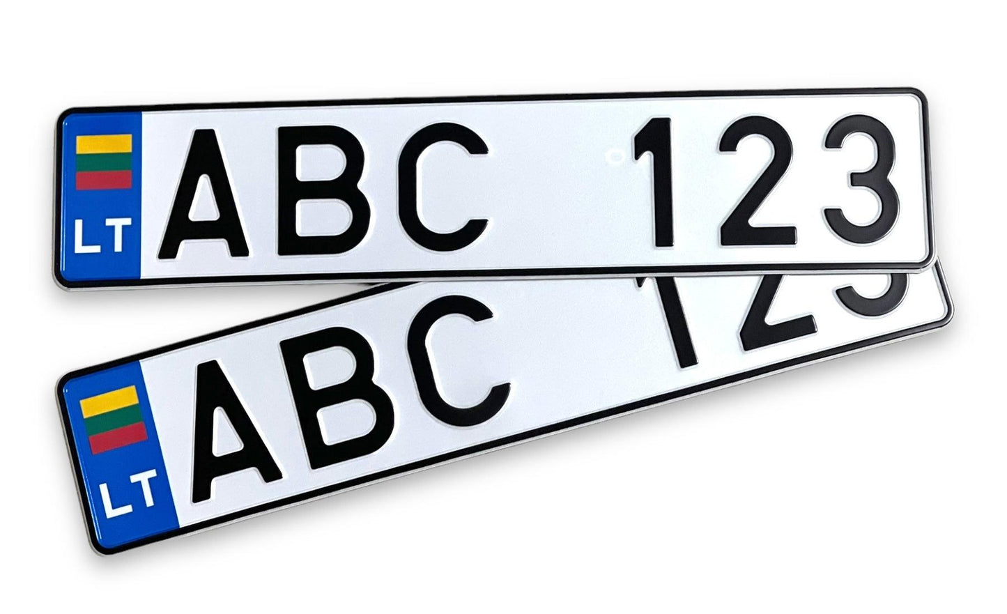 Lietuvos valstybiniai numeriai "LT vėliava"