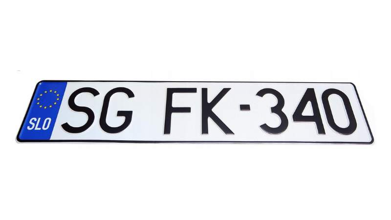 Slovėnijos valstybiniai numeriai "SLO"