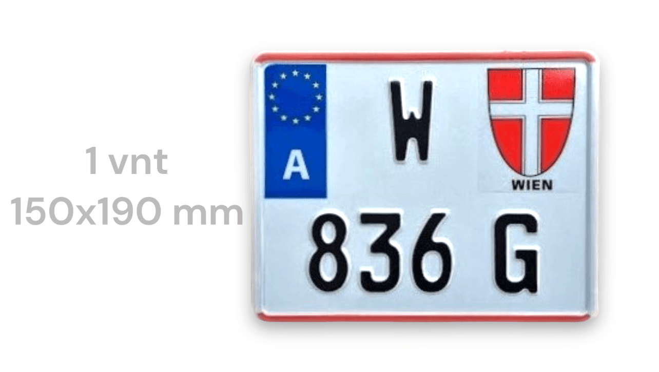 Austrijos valstybiniai numeriai "A motociklo"