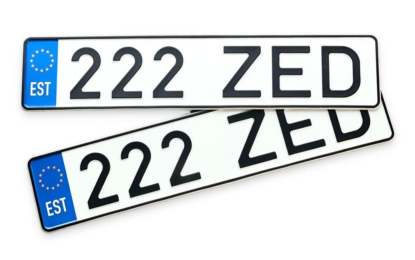 Estijos valstybiniai numeriai "EST"