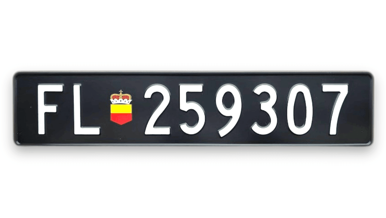 Lichtenšteino valstybiniai numeriai