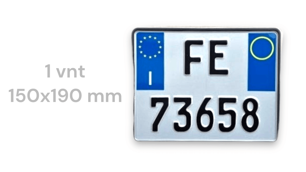 Italijos valstybiniai numeriai "I motociklo"