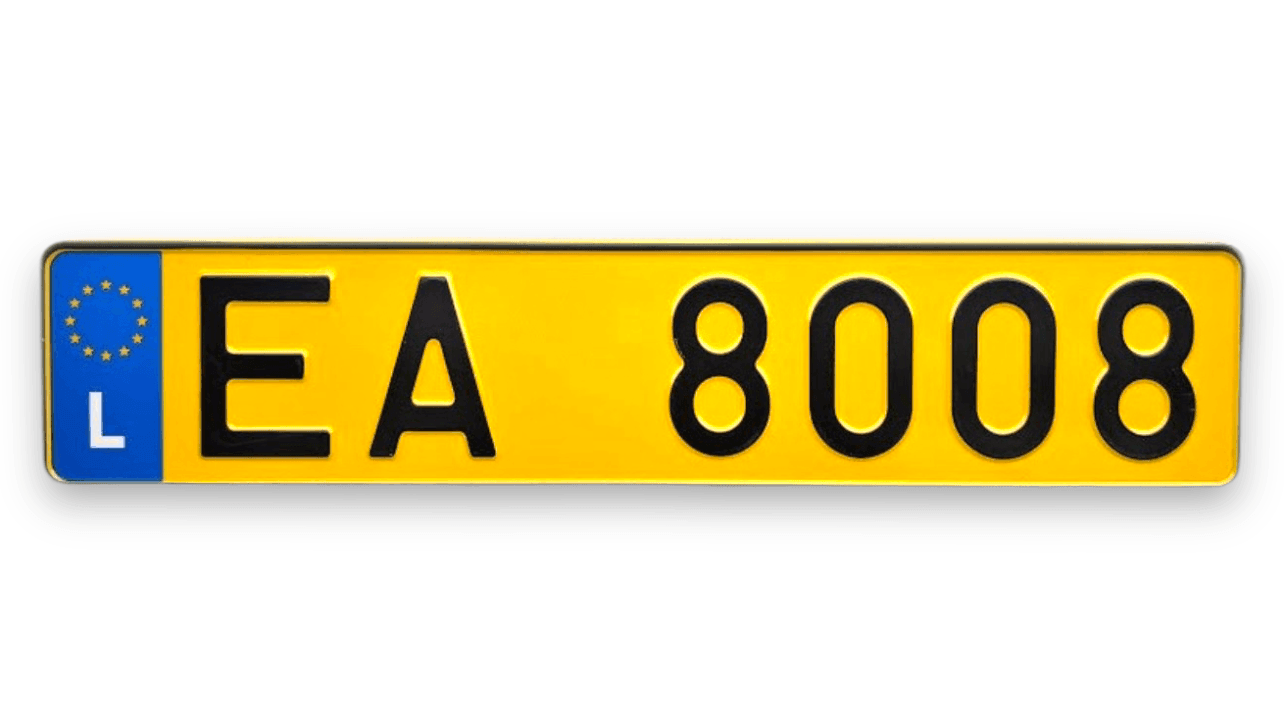 Liuksemburgo valstybiniai numeriai "L"