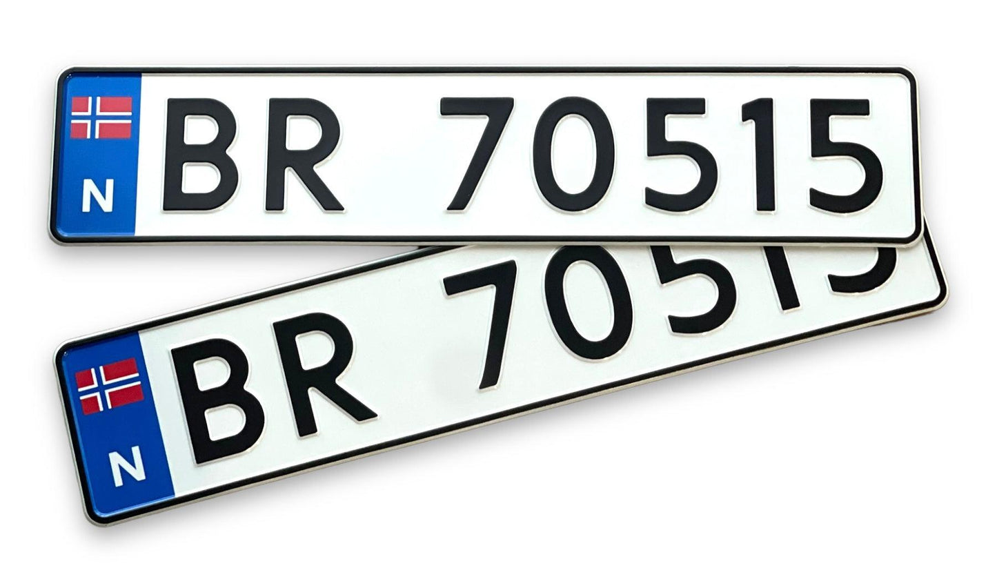 Norvegijos valstybiniai numeriai "N"