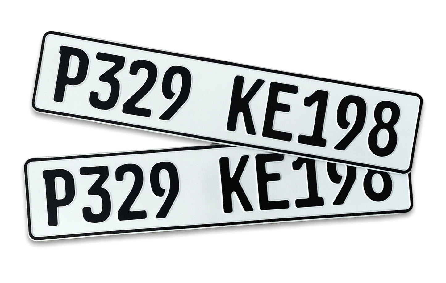 Valstybiniai numeriai be šalies