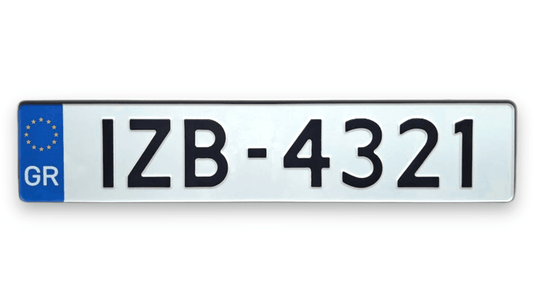 Graikijos valstybiniai numeriai "GR"